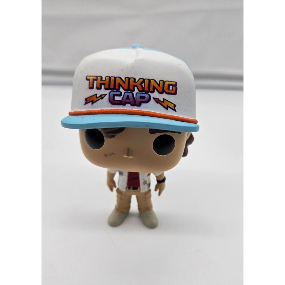 Funko Pop Stranger Things Dustin Henderson Thinking Cap Vinyl Figure 1240 Loose